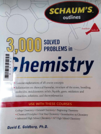 Image of 3,000 Solved Problems Chemistry