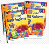 Image of 50 leveled math problems