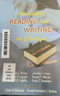 Image of Academic reading and writing in college