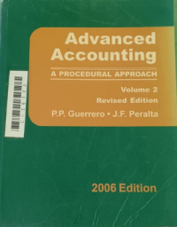 Image of Advanced Accounting; A procedural Approach