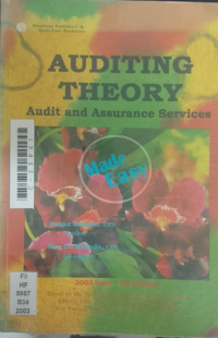 Image of Auditing theory; audit and assurance services