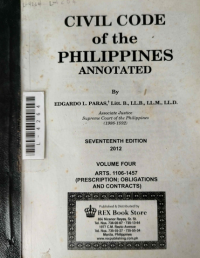 Image of Civil code of the Philippines