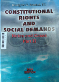 Image of Constitutional rights and social demands