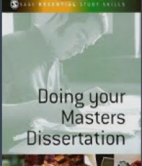 Image of Doing your masters dissertation