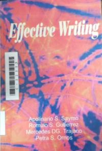 Image of Effective writing
