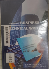 Image of Elements of business and technical writing