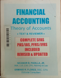 Image of Financial accounting; Theory of accounts