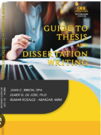 Image of Guide to thesis and dissertation writing