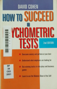 Image of How to succeed in psychometric tests