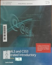 Image of HTML 5 and Sss3: Illustrated introductory