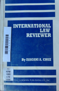 Image of International law reviewer