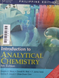 Image of Introduction Analytical Chemistry