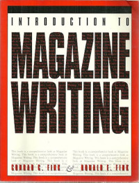 Image of Introduction to magazine writing