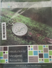 Image of Introduction to managerial accounting