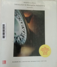 Image of Introduction to managerial accounting