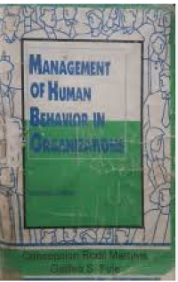 Image of Management of human behavior in organizations