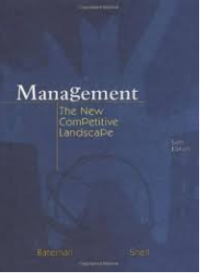 Image of Management the new competitive landscape