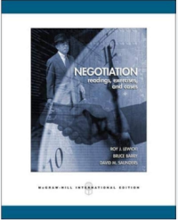 Image of Negotiation reading, exercises, and cases