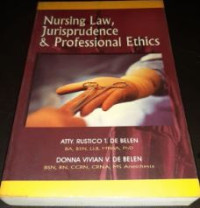 Image of Nursing law, jurisprudence & professional ethics