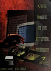 Image of Planning, producing, and using instructional technologies