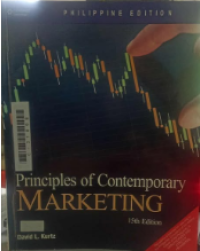 Image of Principles of contemporary marketing