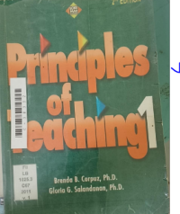 Image of Principles of teaching