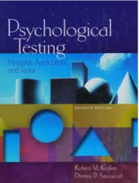 Image of Psychological testing ; principles, applications, and issues
