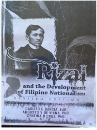 Image of Rizal and the development of Filipino nationalism