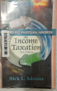 Image of Simplied and procedural handbook on income taxation