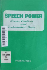 Image of Speech Power Poems, Orations And Declamation Pieces