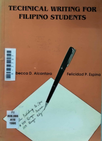 Image of Technical Writing For Filipino Students
