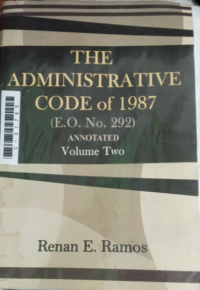 Image of The administrative code of 1987: E.O. No. 292 annotated volume 2