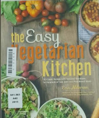 Image of The easy vegetarian kitchen
