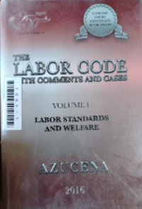 Image of The labor code with comments and cases