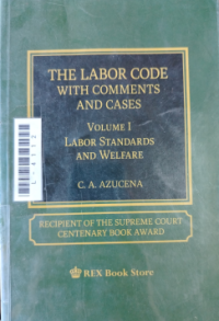 Image of The labor code with comments and cases