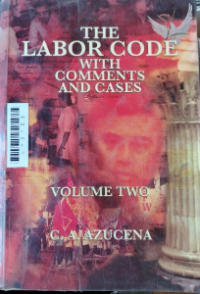Image of The labor code with comments and cases