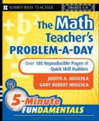Image of The math teachers problem-a-day
