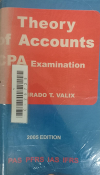 Image of Theory of accounts CPA examination