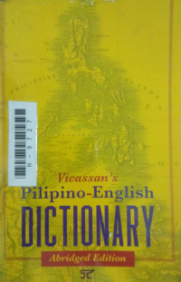 Image of Vacassan's Pilipino-English Dictionary