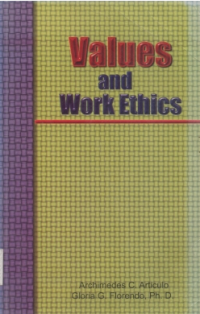 Image of Values and work ethics