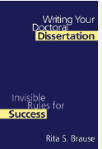 Image of Writing your doctoral dissertation : invisible rules for success